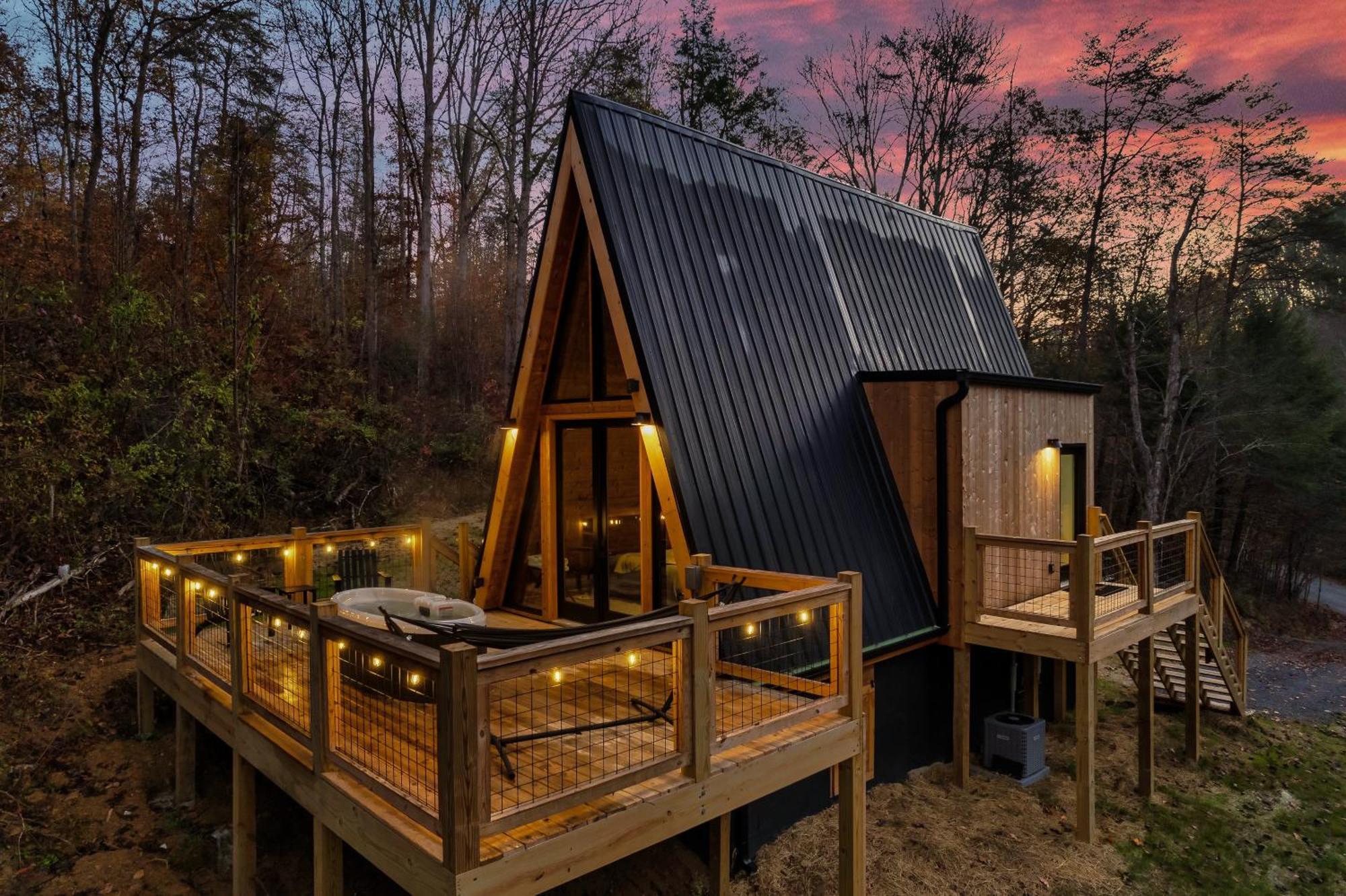 An Escape To The Forest, A Smoky Mountain A-Frame Cabin, Couple'S Romantic Get-Away! Villa Sevierville Luaran gambar