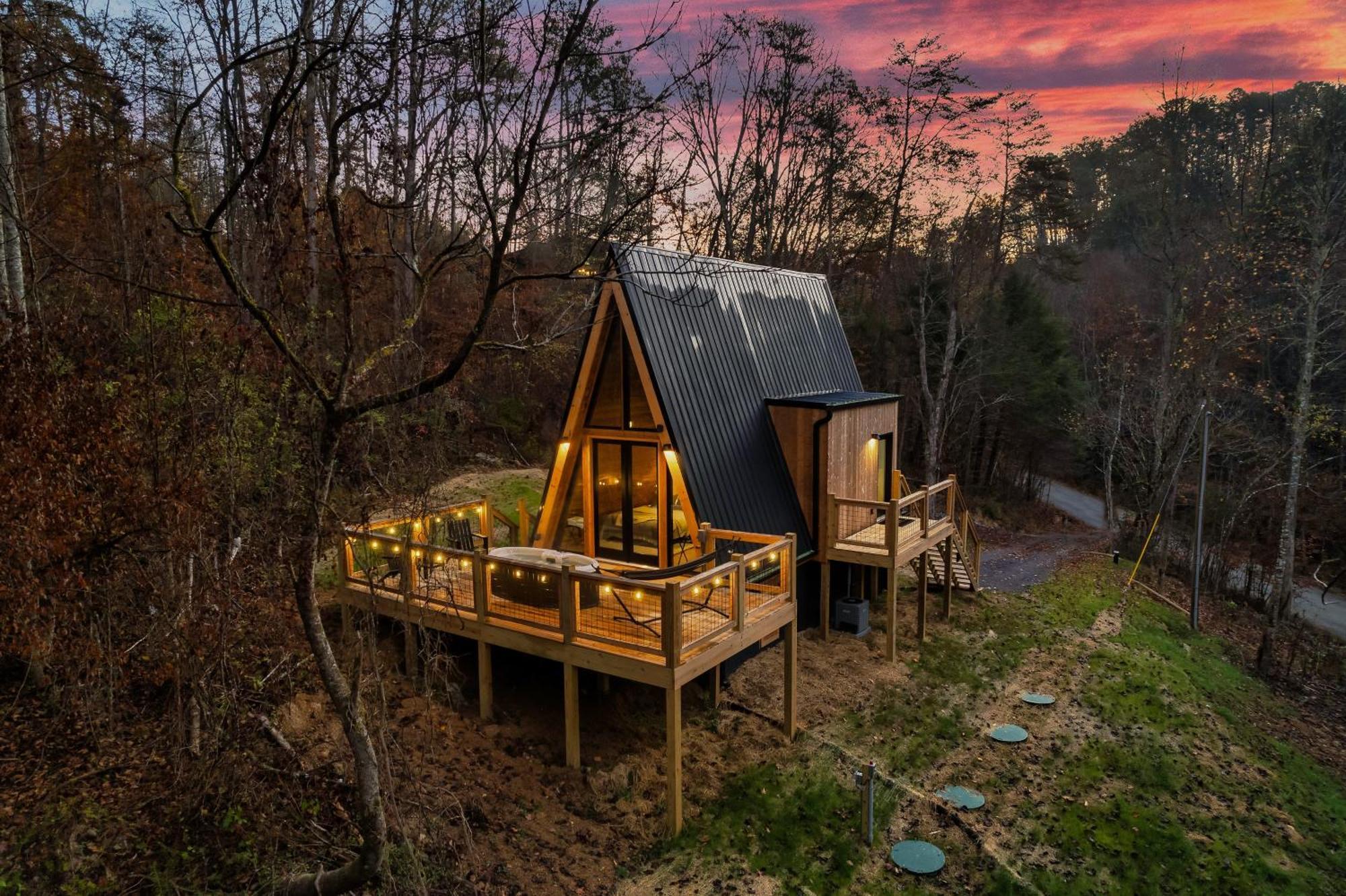 An Escape To The Forest, A Smoky Mountain A-Frame Cabin, Couple'S Romantic Get-Away! Villa Sevierville Luaran gambar